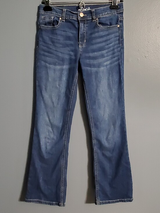 Jordache Other - Jordache Bootcut Jeans Dark Wash Adjustable Waist Girl's Size 14